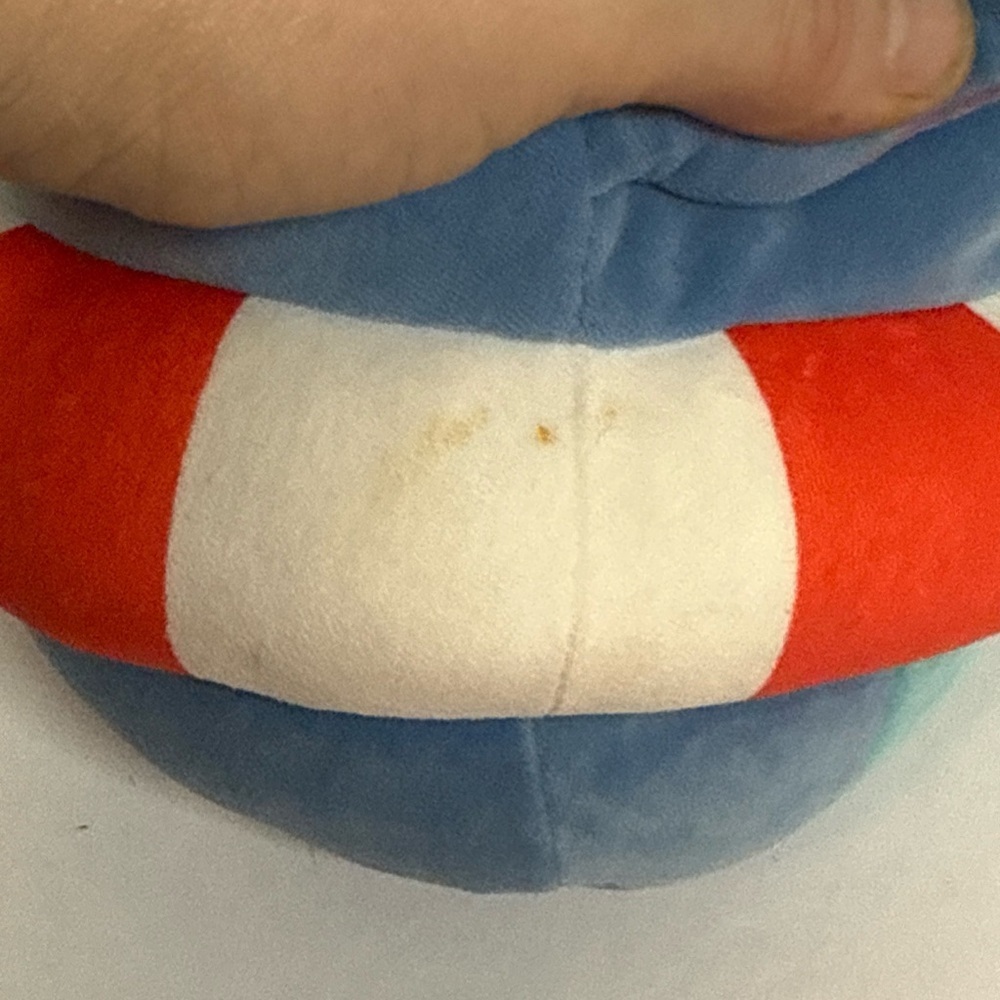 Squishmallow Kellytoy Plush Disney Lilo & Stitch Lifesaver Ring Stitch 8" - Picture 3 of 7